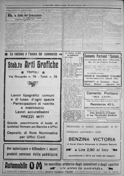 La nuova Italia : giornale quotidiano illustrato della Tripolitania e Cirenaica