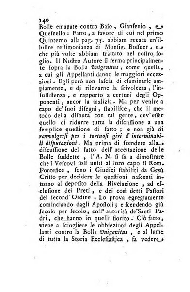 Giornale ecclesiastico di Roma. Supplemento