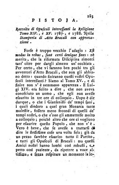 Giornale ecclesiastico di Roma. Supplemento