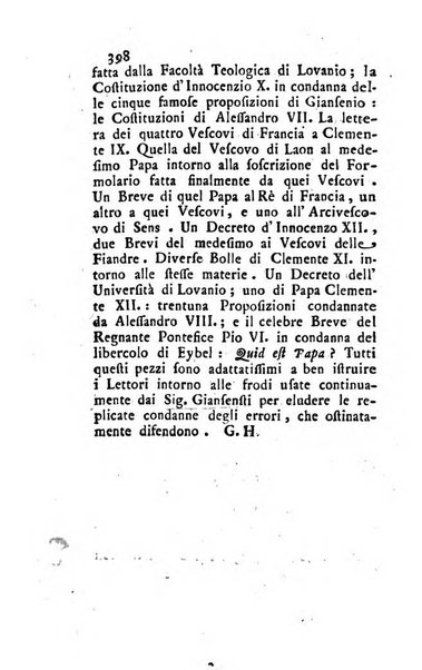 Giornale ecclesiastico di Roma. Supplemento