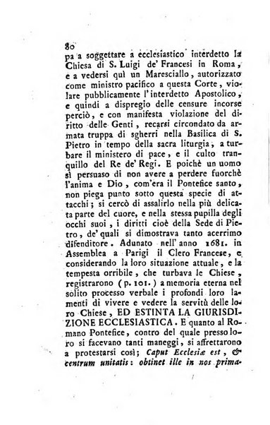 Giornale ecclesiastico di Roma. Supplemento