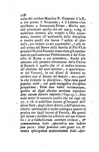 Giornale ecclesiastico di Roma. Supplemento