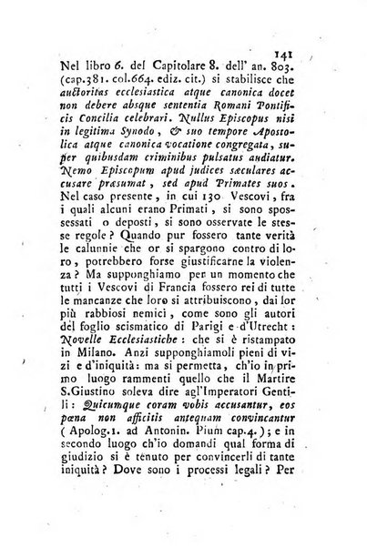 Giornale ecclesiastico di Roma. Supplemento