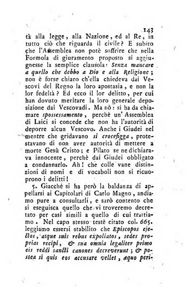 Giornale ecclesiastico di Roma. Supplemento