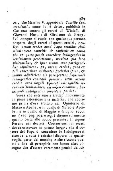 Giornale ecclesiastico di Roma. Supplemento