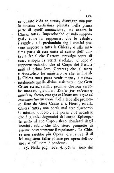 Giornale ecclesiastico di Roma. Supplemento