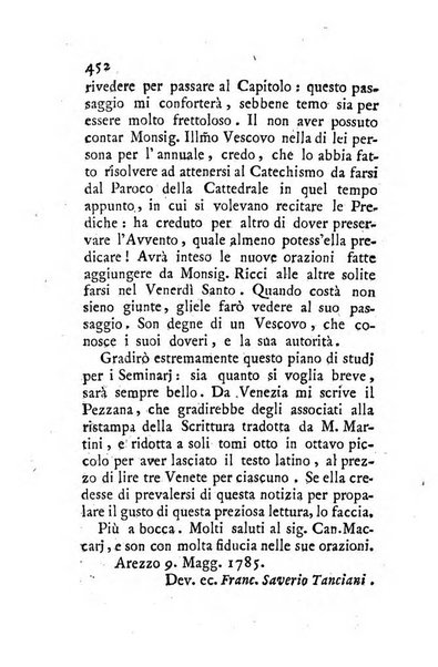 Giornale ecclesiastico di Roma. Supplemento