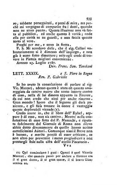 Giornale ecclesiastico di Roma. Supplemento