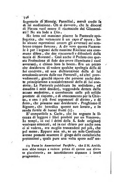 Giornale ecclesiastico di Roma. Supplemento