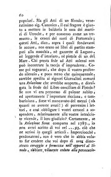 Giornale ecclesiastico di Roma. Supplemento