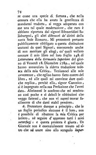 Giornale ecclesiastico di Roma. Supplemento