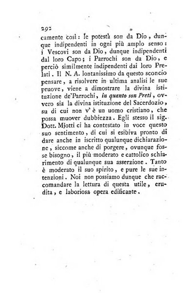 Giornale ecclesiastico di Roma. Supplemento