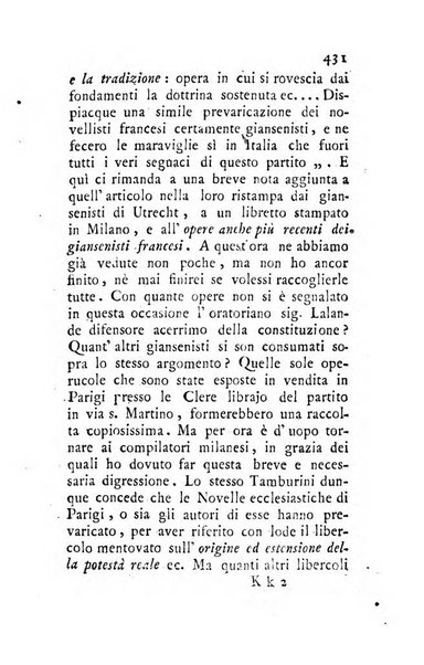 Giornale ecclesiastico di Roma. Supplemento