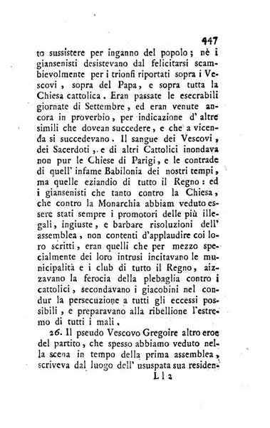 Giornale ecclesiastico di Roma. Supplemento