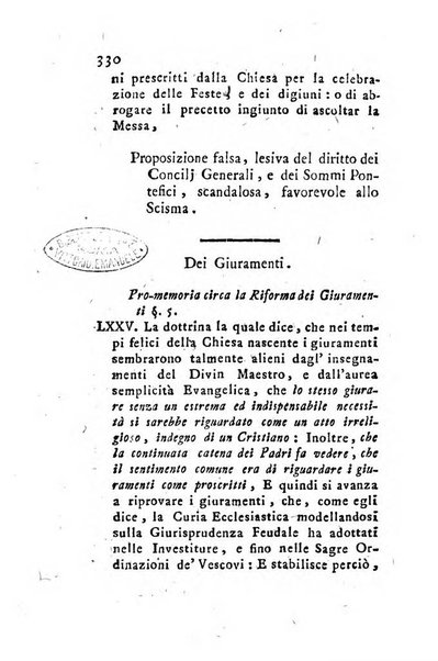 Giornale ecclesiastico di Roma. Supplemento