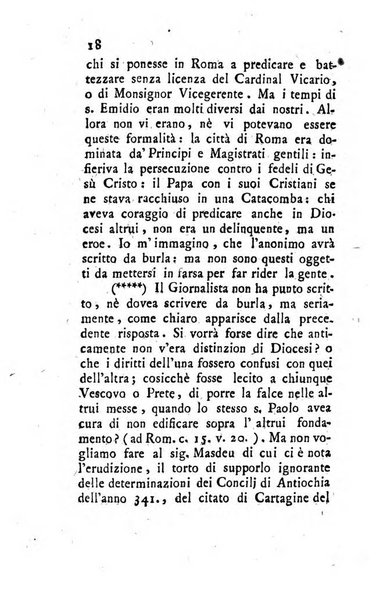 Giornale ecclesiastico di Roma. Supplemento