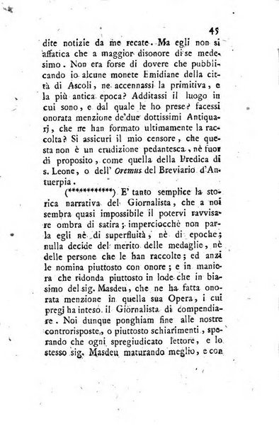 Giornale ecclesiastico di Roma. Supplemento