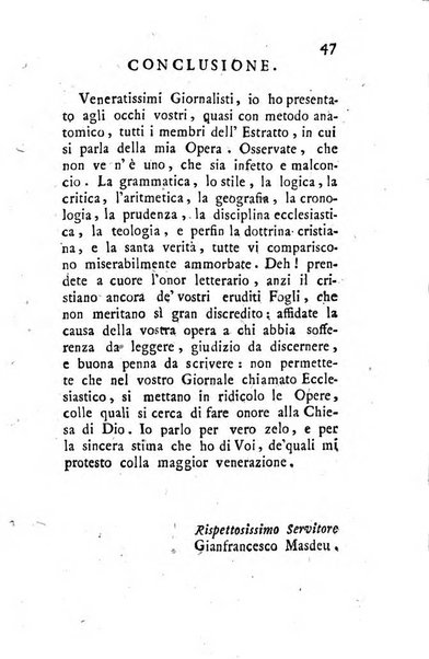 Giornale ecclesiastico di Roma. Supplemento