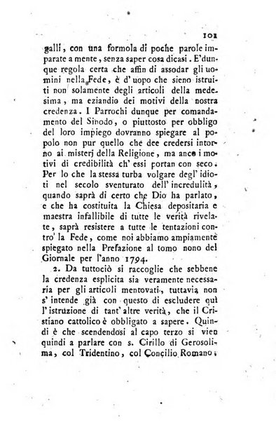 Giornale ecclesiastico di Roma. Supplemento