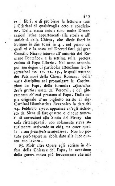 Giornale ecclesiastico di Roma. Supplemento