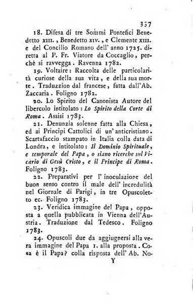 Giornale ecclesiastico di Roma. Supplemento