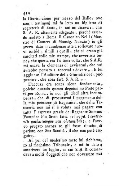 Giornale ecclesiastico di Roma. Supplemento