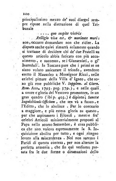 Giornale ecclesiastico di Roma. Supplemento