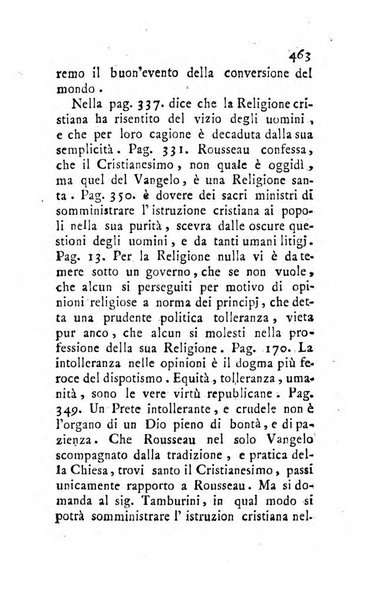 Giornale ecclesiastico di Roma. Supplemento