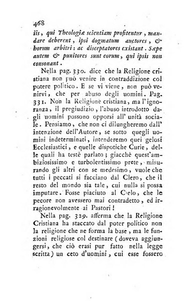 Giornale ecclesiastico di Roma. Supplemento