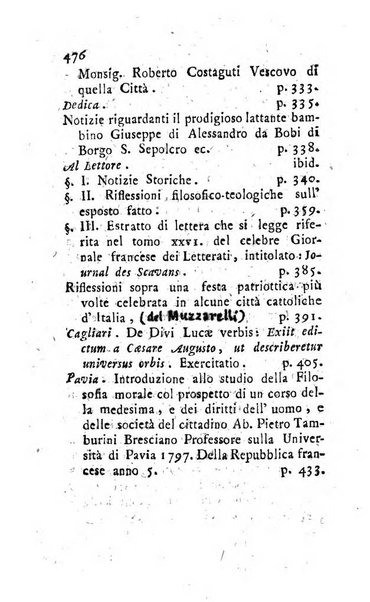 Giornale ecclesiastico di Roma. Supplemento