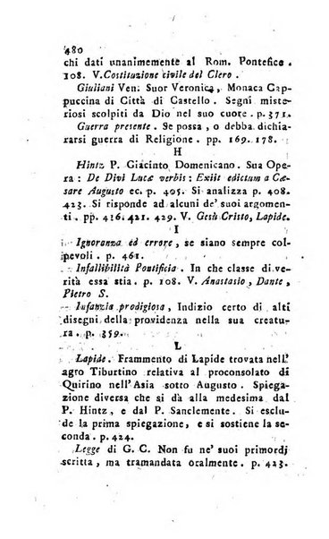 Giornale ecclesiastico di Roma. Supplemento