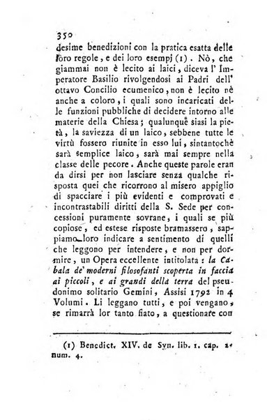 Giornale ecclesiastico di Roma. Supplemento