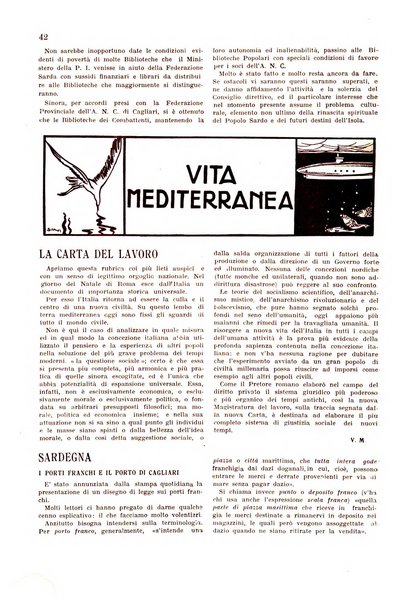 Mediterranea rivista mensile di cultura e di problemi isolani