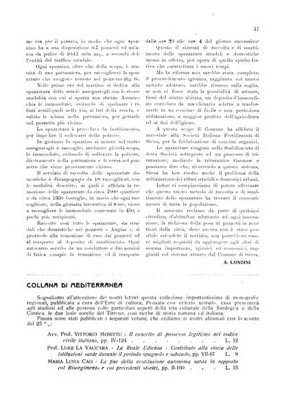 Mediterranea rivista mensile di cultura e di problemi isolani