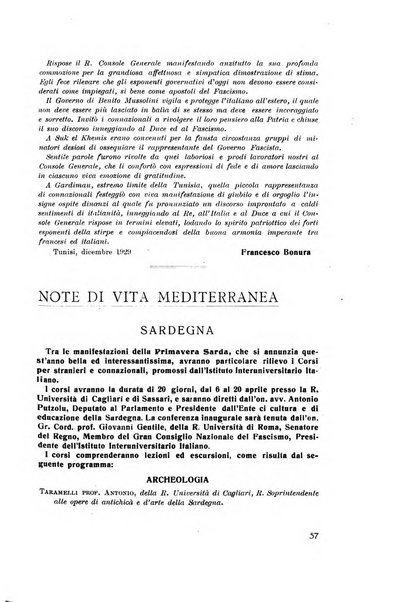 Mediterranea rivista mensile di cultura e di problemi isolani