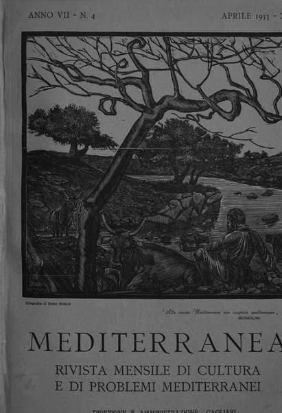 Mediterranea rivista mensile di cultura e di problemi isolani