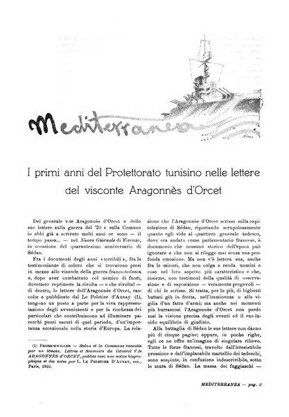 Mediterranea rivista mensile di cultura e di problemi isolani