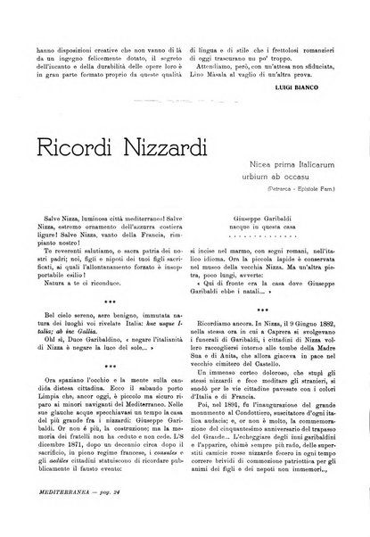 Mediterranea rivista mensile di cultura e di problemi isolani