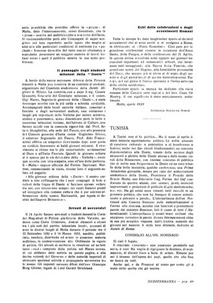 Mediterranea rivista mensile di cultura e di problemi isolani