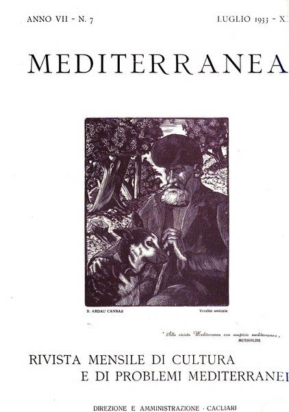 Mediterranea rivista mensile di cultura e di problemi isolani