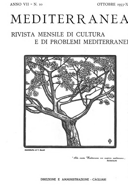 Mediterranea rivista mensile di cultura e di problemi isolani