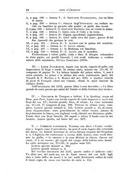 Note d'archivio per la storia musicale periodico trimestrale