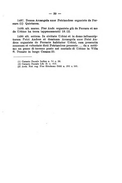 Note d'archivio per la storia musicale periodico trimestrale