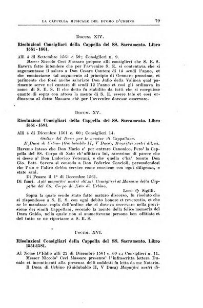 Note d'archivio per la storia musicale periodico trimestrale