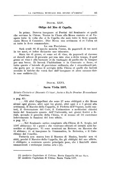 Note d'archivio per la storia musicale periodico trimestrale