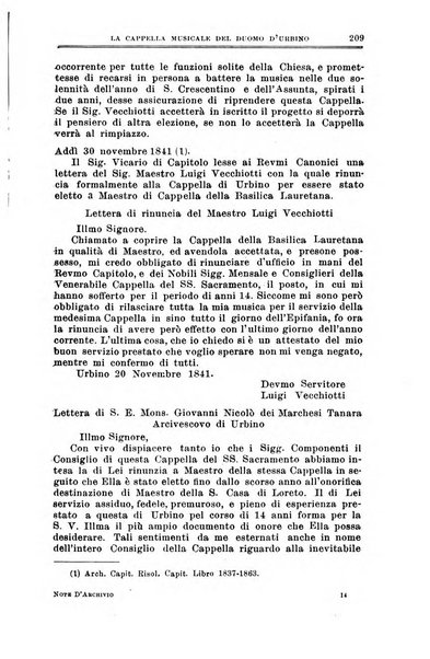 Note d'archivio per la storia musicale periodico trimestrale