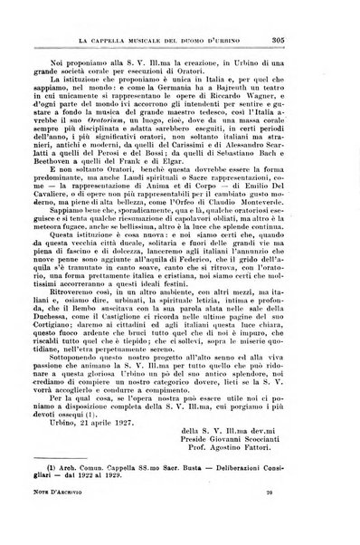 Note d'archivio per la storia musicale periodico trimestrale