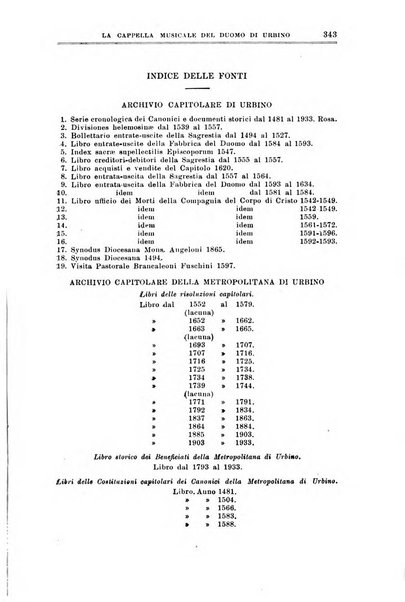 Note d'archivio per la storia musicale periodico trimestrale