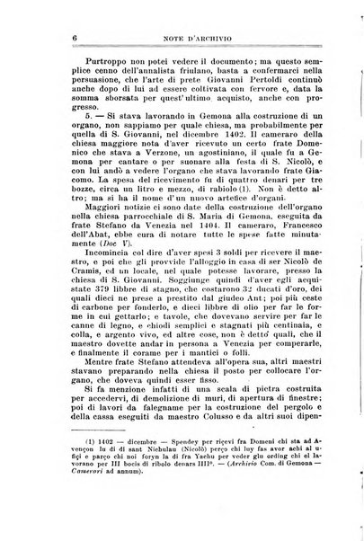 Note d'archivio per la storia musicale periodico trimestrale