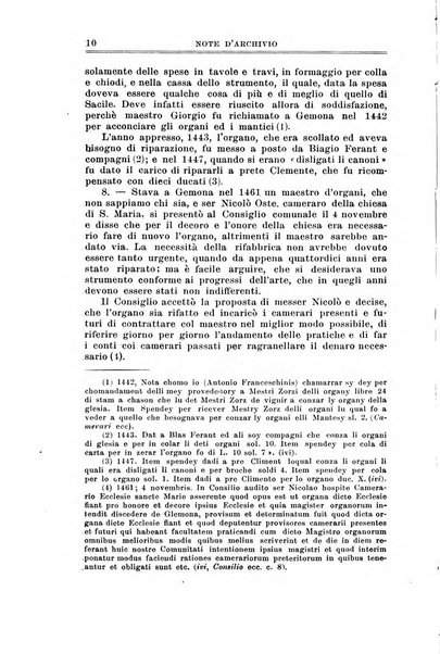 Note d'archivio per la storia musicale periodico trimestrale